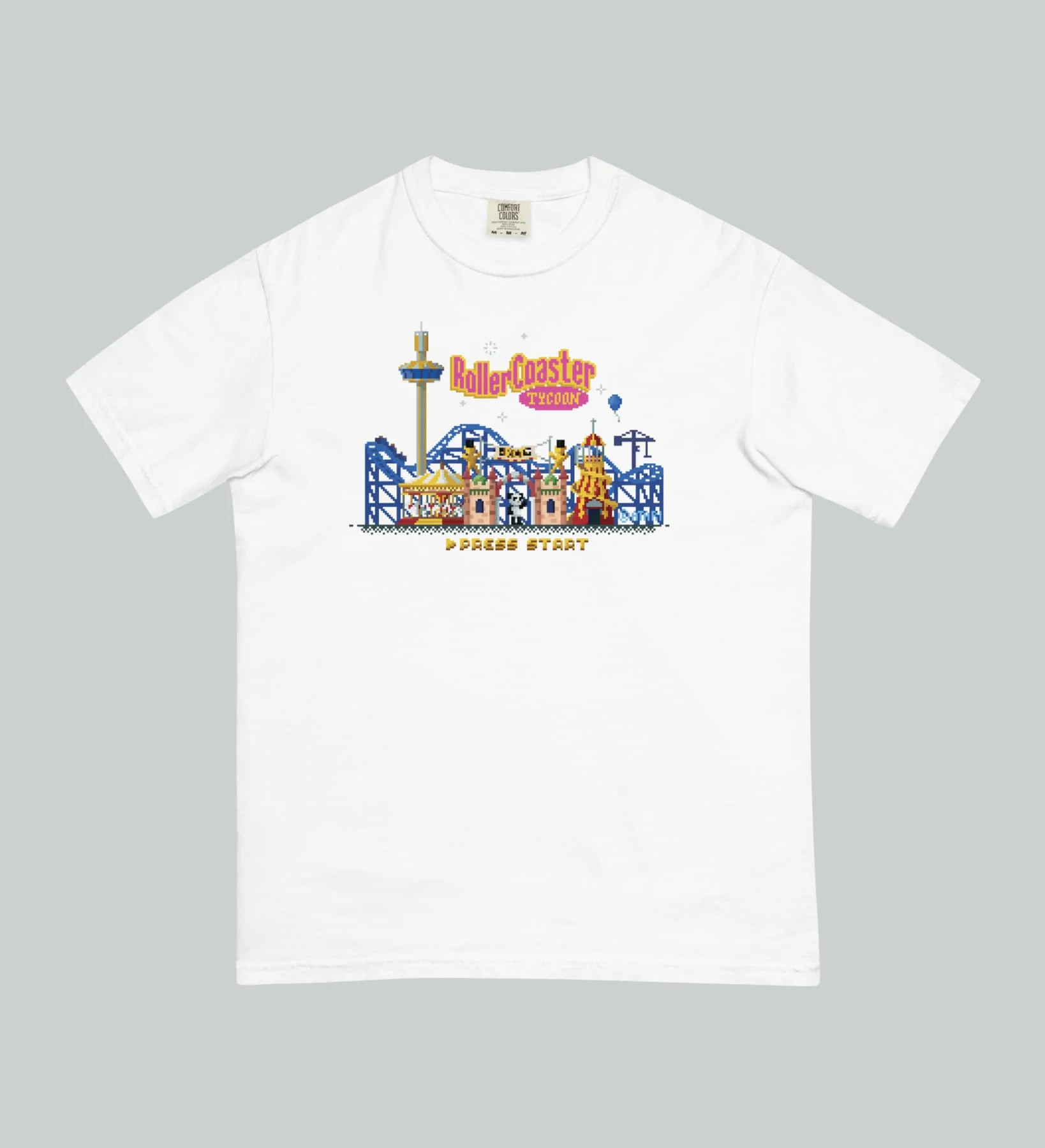 RCT 25th Anniversary Retro Pixel Art Tee - Image 3