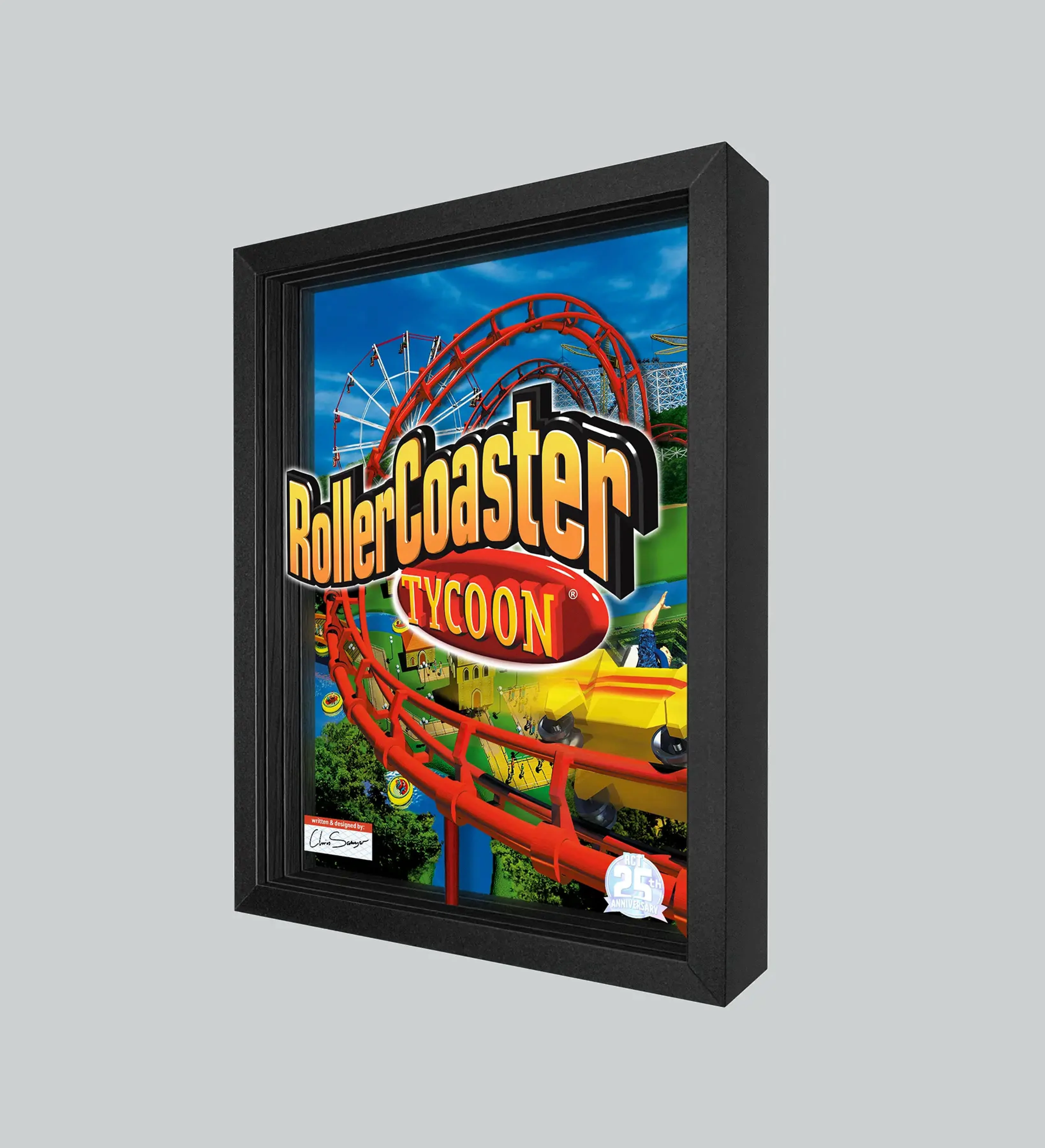 Rollercoaster Tycoon Shadowbox Art (Signed Limited Edition) - Image 4